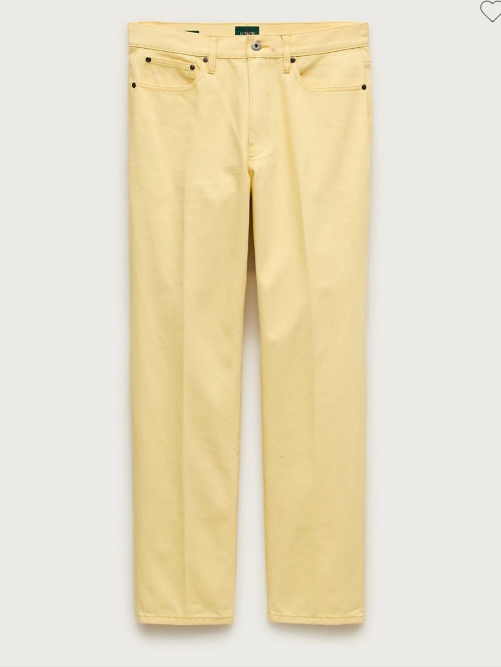 J Crew Classic Straight creased jean in Japanese denim CQ971 Size 36x32